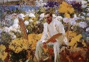 Joaquin Sorolla Tiffany china oil painting artist